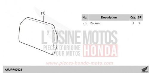 BACKREST NT1100DES de 2025